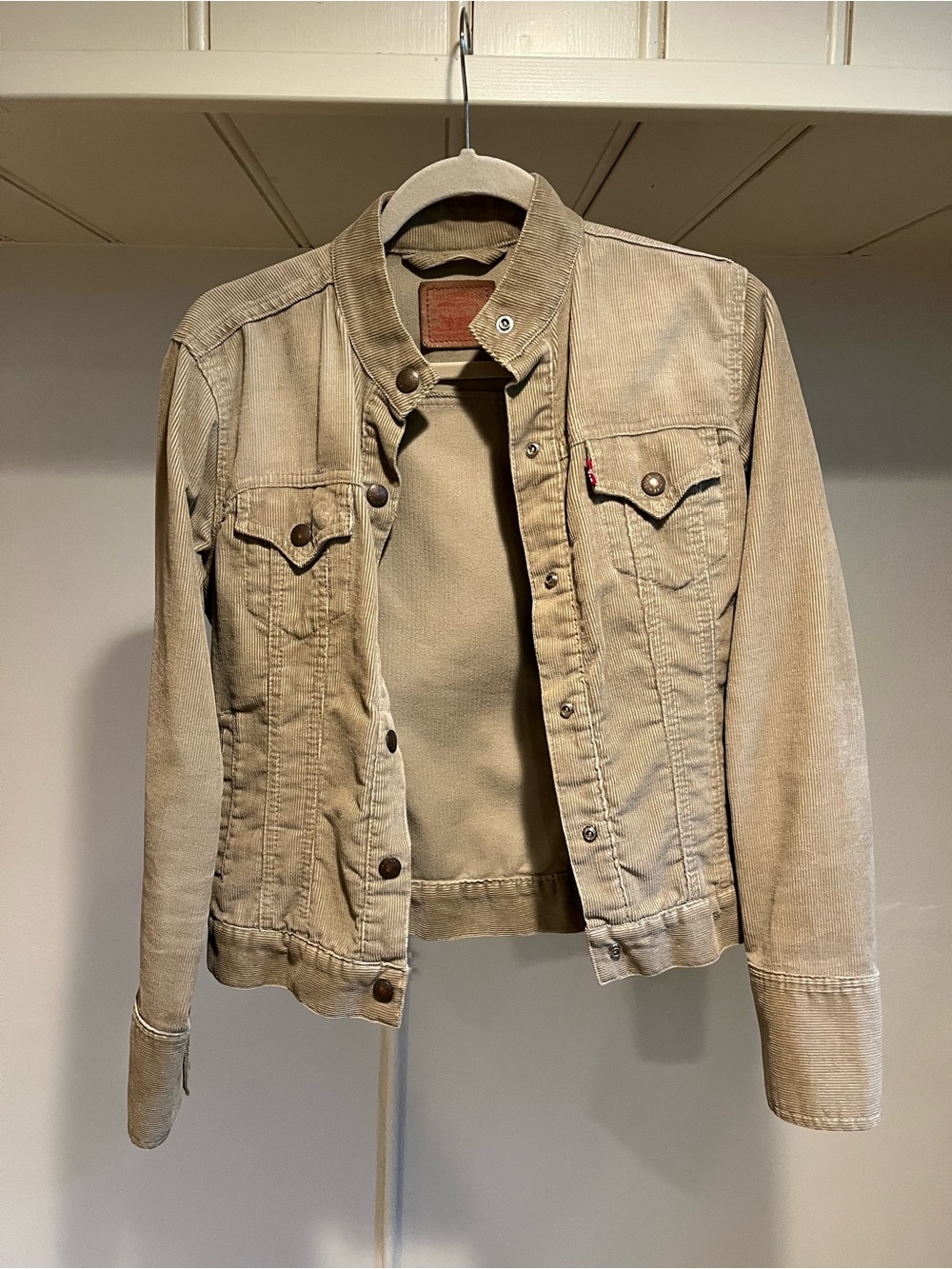 Levi's Tan Corduroy Shirt Jacket